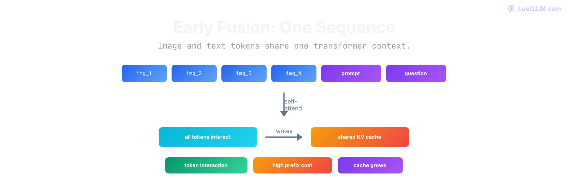 Early Fusion: One Sequence