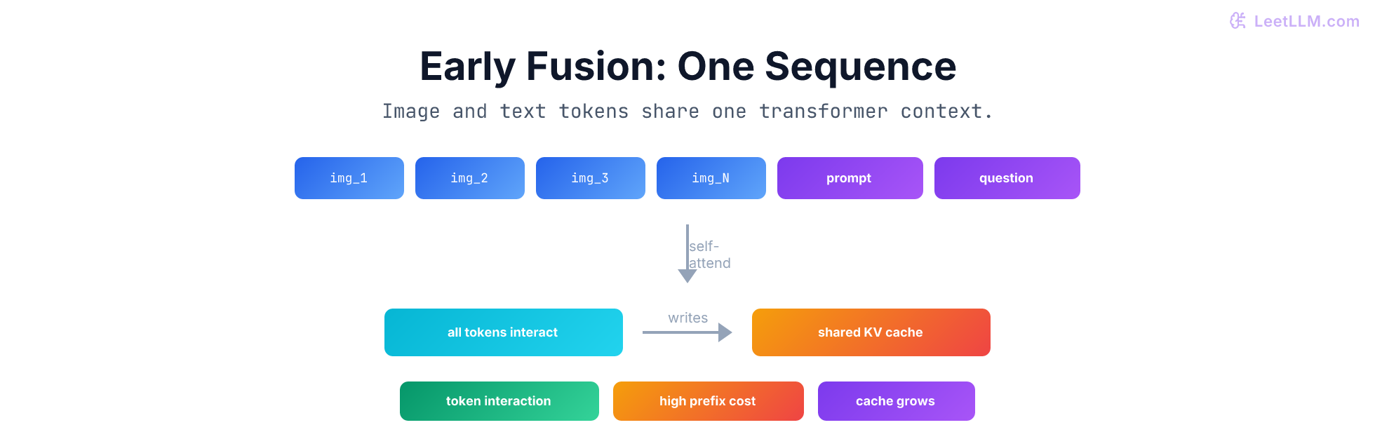 Early Fusion: One Sequence